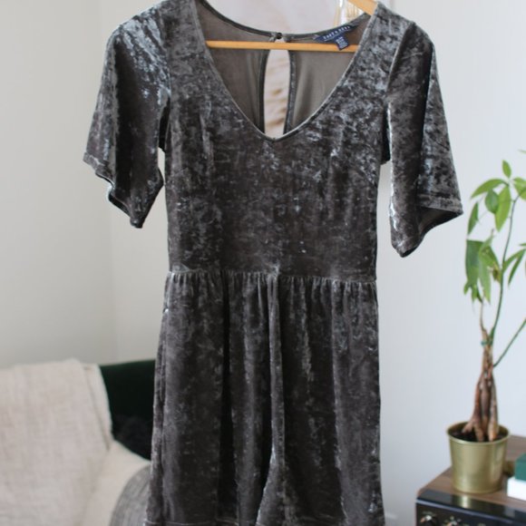 Velvet Romper - Picture 2 of 5